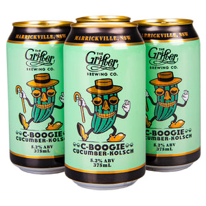 
            
                Load image into Gallery viewer, C-BOOGIE CUCUMBER KOLSCH 375ML CANS (CASE OF 24)
            
        