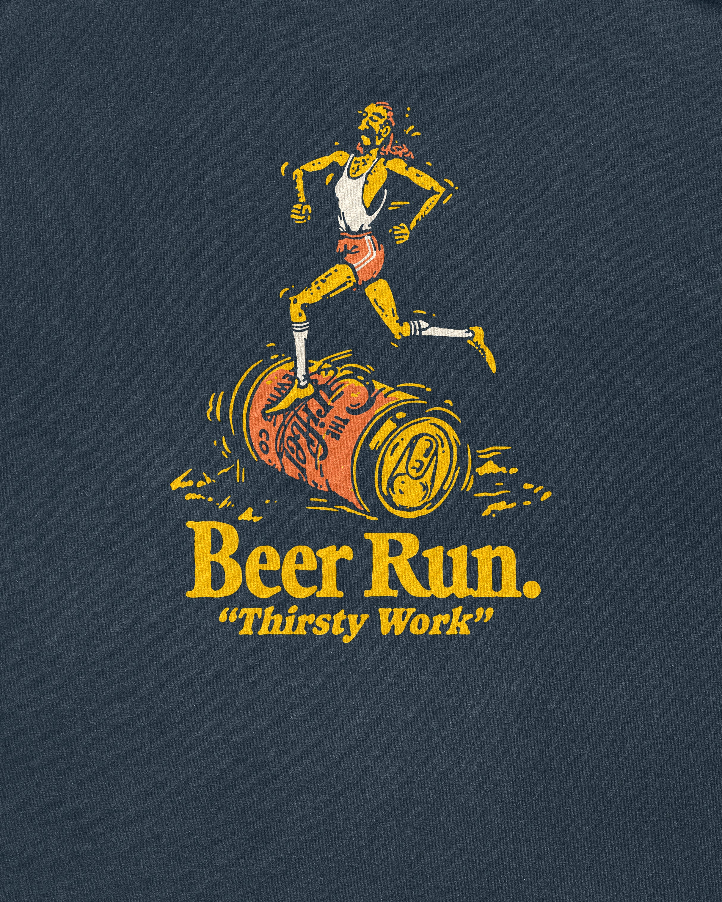 BEER RUN TEE - NAVY - The Grifter Brewing Co