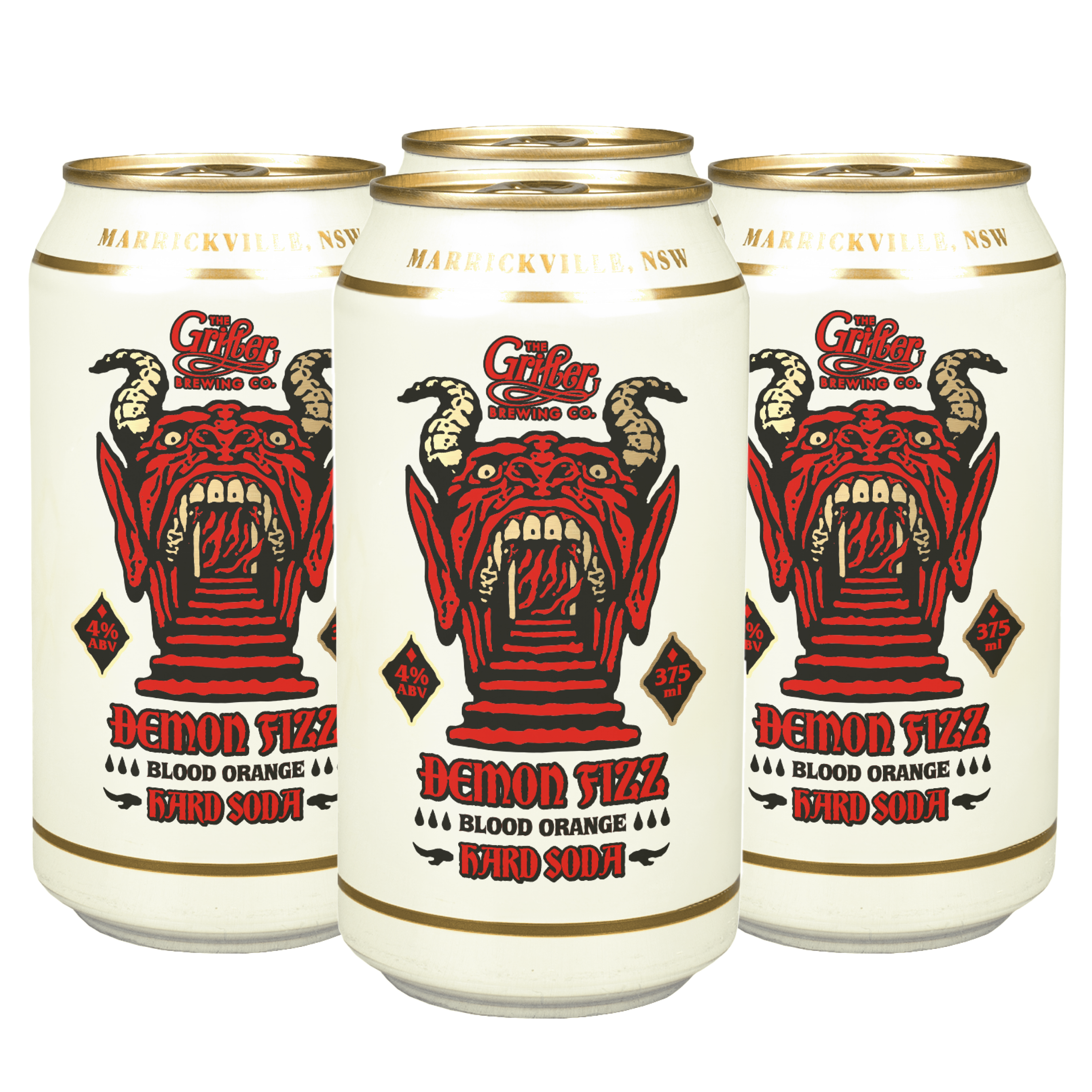 DEMON FIZZ 375ML CANS (4 PACK) - The Grifter Brewing Co