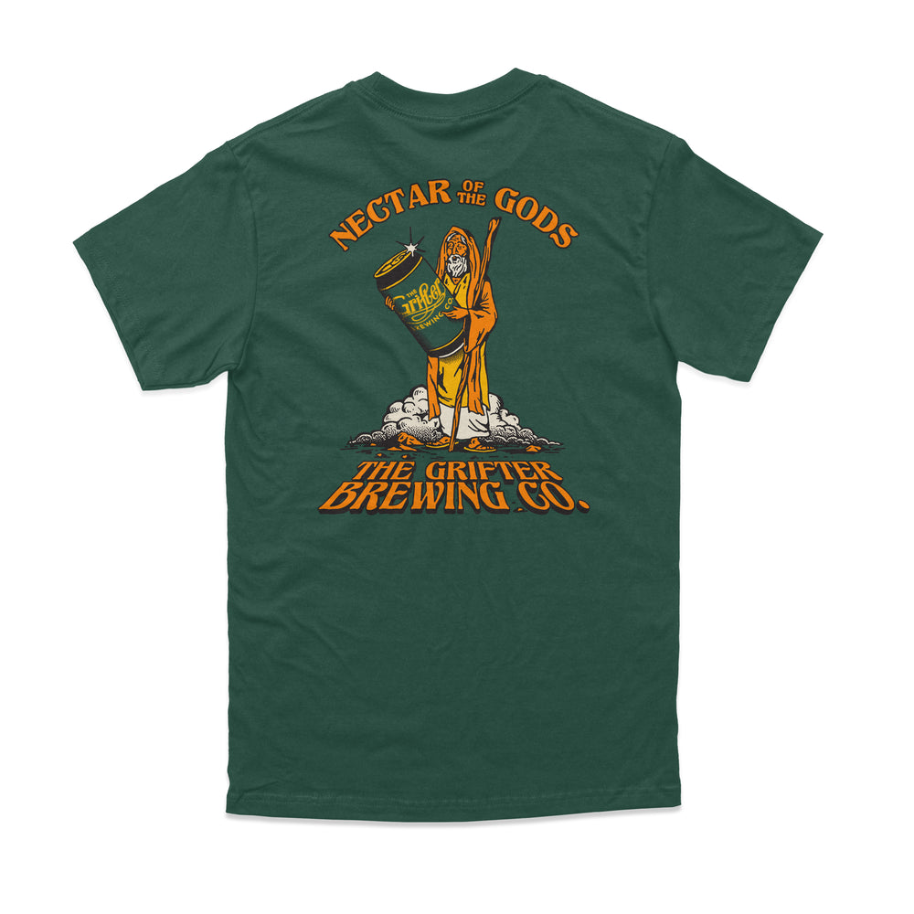 NECTAR OF THE GODS TEE - FOREST GREEN