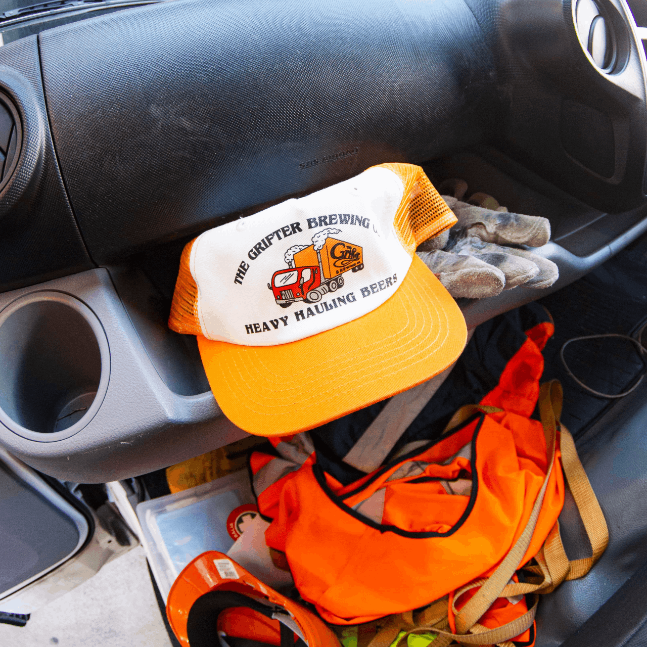 'HEAVY HAULING BEERS' TRUCKER CAP - The Grifter Brewing Co