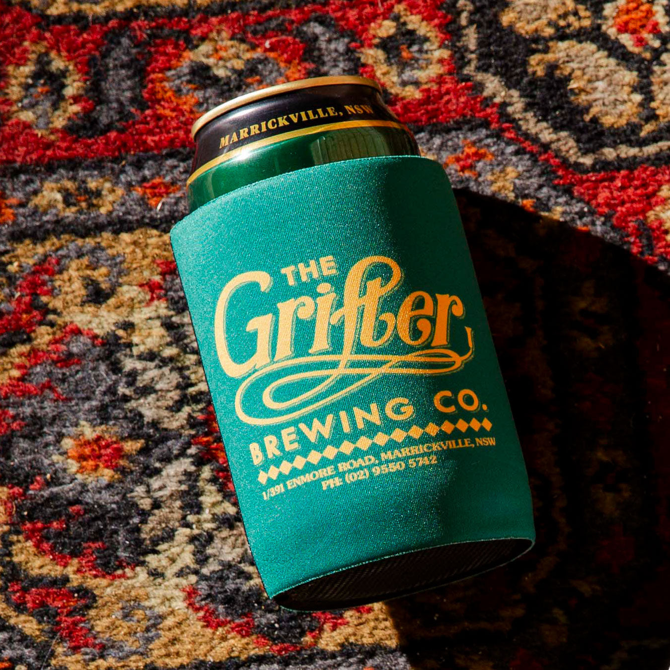 TGBC STUBBY (GREEN) - The Grifter Brewing Co