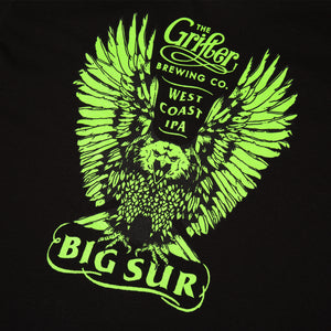 BIG SUR TEE- BLACK - The Grifter Brewing Co