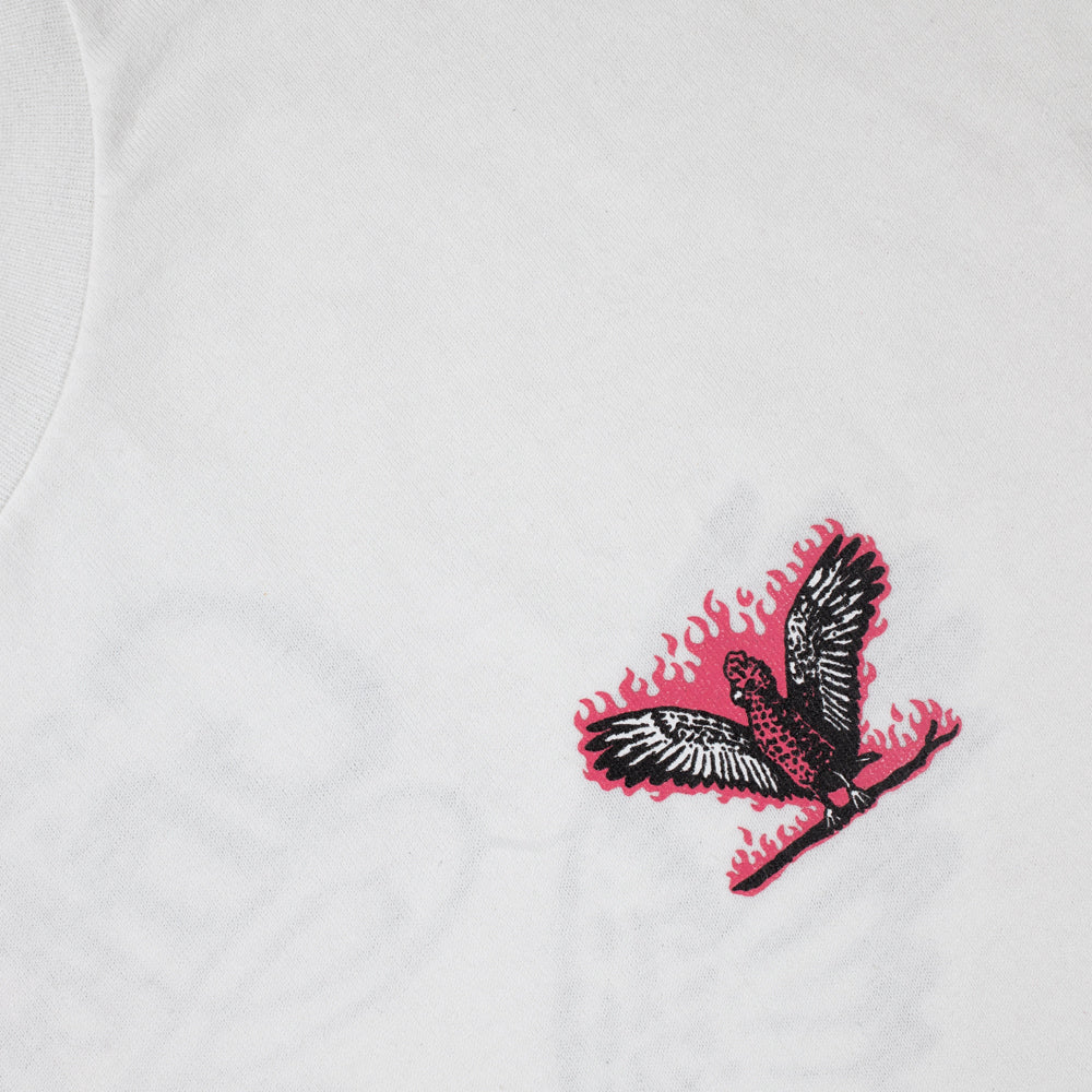 PINK GALAH WHITE TEE - WHITE - The Grifter Brewing Co