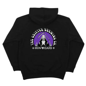 
            
                Load image into Gallery viewer, IRON WIZARD BLACK HOODY
            
        